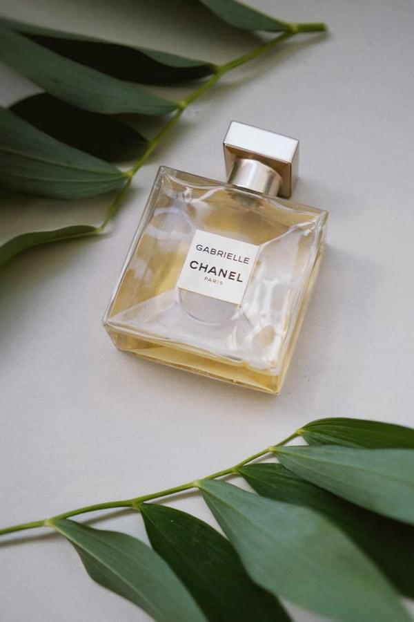 Bottle of chanel perfume